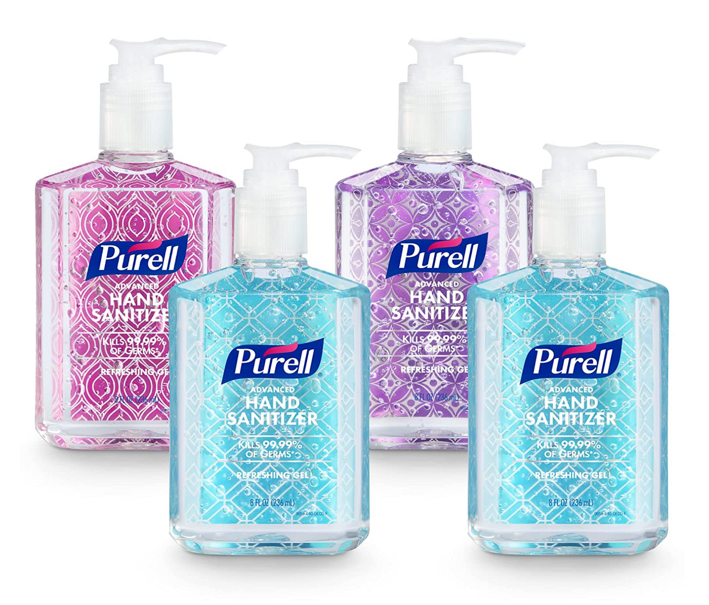Purell Advanced Hand Sanitizer Decorative, 8 oz - $0.66 Each (Case of 48)